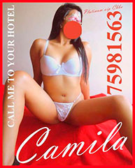 CAMILA ENCANTADORA SCORT VIP CON EL MEJOR SERVICIO A HOMBRES
